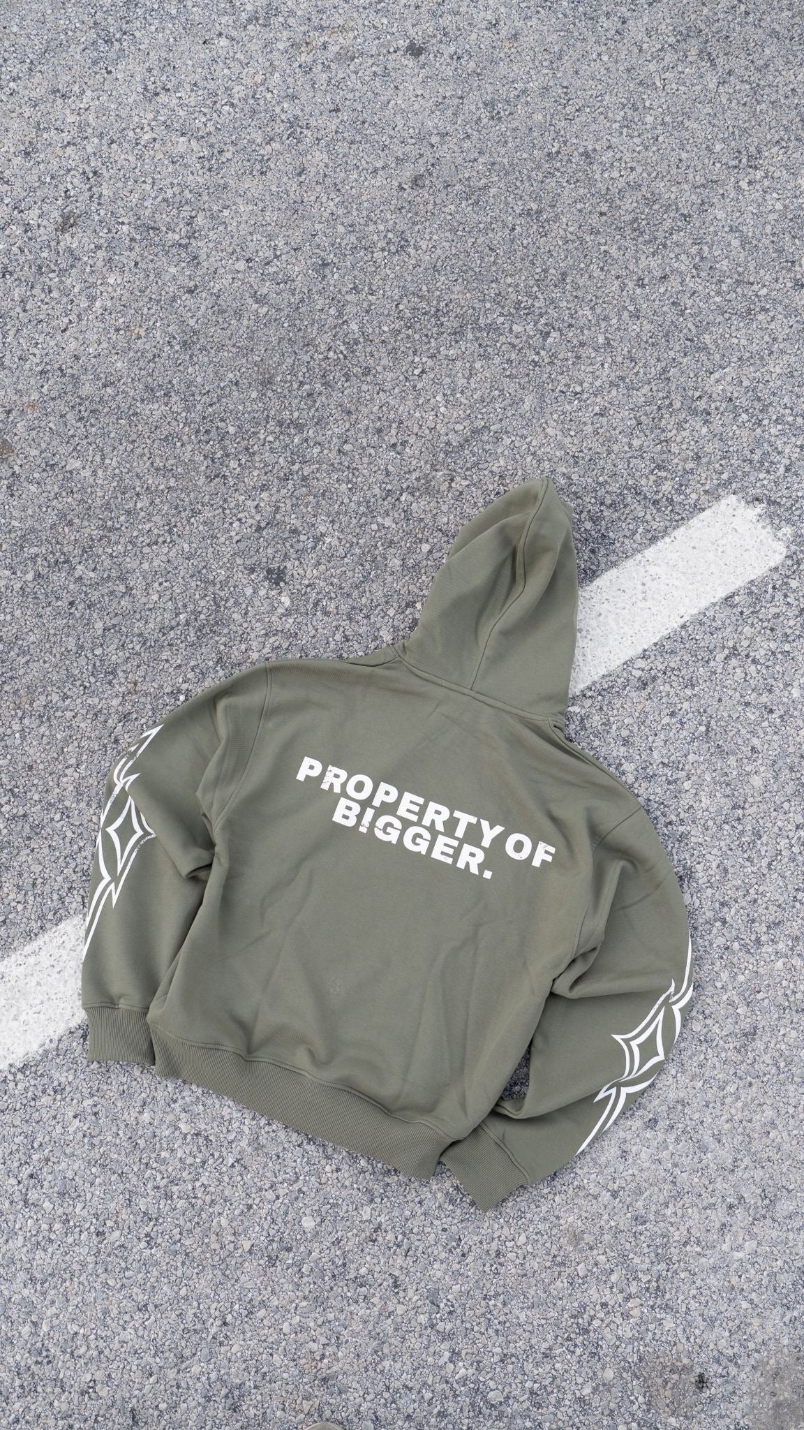 Brick by brick hoodie (green)